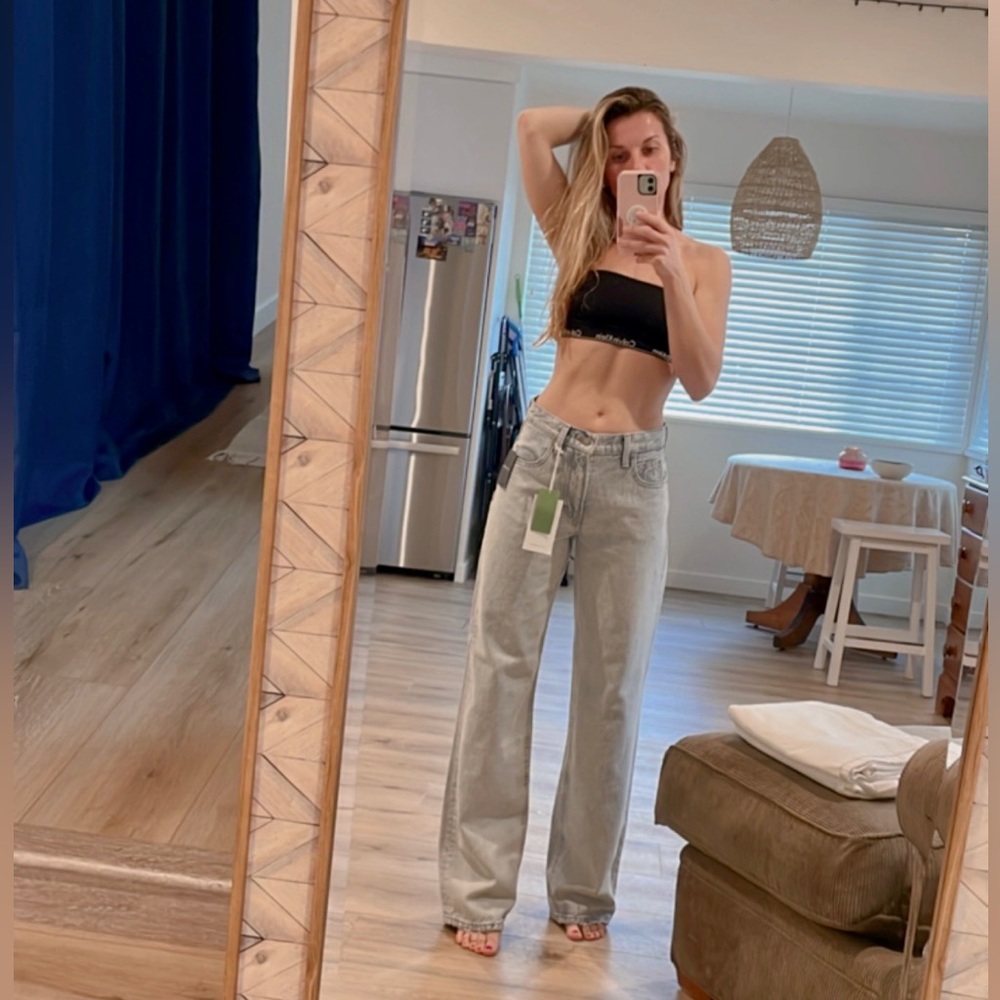 NWT Lucky 🍀 Brand Wide Leg Hemp Jeans